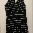 One Clothing Black Striped Dress Photo 0