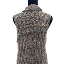 Artisan NY  Womens Open Front Knit Marled Long Cardigan Sweater Brown Large NWOT Photo 4