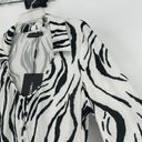 Pretty Little Thing NEW PLT  Zebra Print Bodycon Dress Long Bell Sleeves Size 8 Photo 3