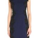 Betsey Johnson Betsy Johnson midnight Blue/ Embroidered lace dress size 6 Photo 1