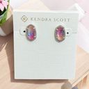 Kendra Scott New!  Ellie Silver Stud Earrings in Watercolor Illusion Photo 0