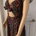 Anthropologie ANTHRO LOVE THE LABEL Kaleidoscope Print Cut Out Dress Photo 5