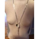 NWT SILVER & GOLD Black Bead Accent Necklace Long Classy Necklace Photo 5