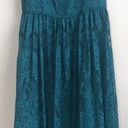 BB Dakota Women’s Emerald Green A Line Lace Dress Photo 0