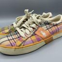 Polo  Ralph Lauren Plaid Multicolor Sneakers Madras "Gillian" 7 B Photo 0