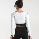 Gymshark Contrast Long Sleeve Crop Top Photo 1