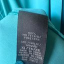 Suzy Shier Women’s Teal Sheer Sleeveless Button Top Size X-Large Photo 9