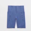 American Eagle Blue Biker Shorts Photo 1