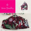 Vera Bradley  Bordeaux Blooms Face Mask NWT Photo 1