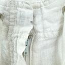 J.Jill  Women's Linen Blend Wide Leg Crop Pants White Size 8 Photo 4