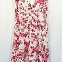 Reformation  Wrap Tie Strap Rose Print Midi Dress Photo 0