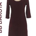 BB Dakota Burgundy Christmas Holiday Sequin Cocktail Dress NWT Photo 1