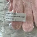 Tommy Hilfiger  Women’s pink Almond blossom Logo embroidered winter gloves Photo 2