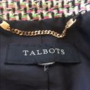 Talbots  multicolor Tweed blazer Photo 5