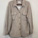 Z Supply  Oversized Tucker Jacket - Shacket Tan Size L Photo 2