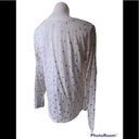 Loft  Gold Polka Dot Long Sleeve Scoop Neck T-Shirt Photo 3