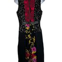 Tracy Reese  Mixed Media and Fabric Floral Print Sheath Dress EUC Size 6 Photo 8