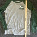 Nike Women’s  charcoal/heathered green-Green Bay Packers shirt size large Photo 2