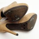 Jessica Simpson  Neesha Tan Leather Upper Almond Toe Heeled Ankle Booties, Size 6 Photo 9