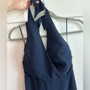 Birdy Grey NWT  Moni Chiffon Convertible Bridesmaid Dress in Navy, Small, pockets Photo 1