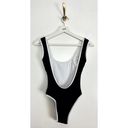 Vitamin A  Reese Reversible One-Piece Swimsuit in Black/White Size X-Small Photo 8