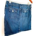 Polo Vintage Y2K  Ralph Lauren Carolyn Cotton Blue Jeans Denim Mini Skirt Sz 6 Photo 5