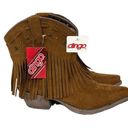 Dingo  Cassidy Rust Fringe Studded Western Boots Size 7.5 Photo 0