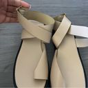 Abercrombie & Fitch  Neutral Strappy Platform Toe Sandal Cream Brown 9 Photo 8