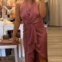 idem Ditto Halter Satin Midi Dress Photo 0