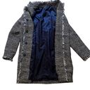 J. McLaughlin  “Walden” Long Line Coat in Denim Tweed, Sz S Photo 9