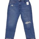 Denizen from Levi's NWT DENIZEN LEVIS Boyfriend style distressed blue folded jeans women size 8/ W29 Photo 0