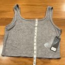 Kimberly Nwt   c womens waffle knit crop top size large . Photo 5