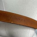 Ralph Lauren Vintage  Embroidered Logo Brown Leather Belt Photo 6