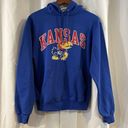 Champion Vintage  KU Kansas Jayhawks blue hoodie‎ sweatshirt women's size Small Photo 0