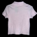 Brandy Melville  Caroline Polo Collared button up short sleeve top light pink NWT Photo 2