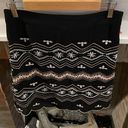 Harper  Size Small Black Mini Skirt Boho Quilted Threading Photo 1