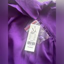 Krass&co NY& Purple Blouse With Bow Tie Front Size XL Women’s Top NWT Photo 3