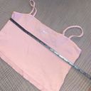 Nike Pink Ribbed Crop Top Size Medium Photo 6