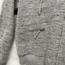 Max Studio  London Womens Heathered Grey Hoodie full zip Sweatshirt Sz Small Photo 1