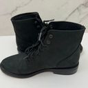 Krass&co Thursday Boot . Women's Captain Lace Up Boot Bootie Size 8 Matte Leather Black Photo 2