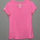 Danskin  Now Pink Tee M Short Sleeve Athletic Semi Fitted Photo 0