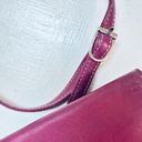 Perlina Dark pink  leather shoulder bag Photo 12