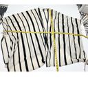 Torrid  Striped Ruana Open Front Asymmetrical Kaftan Coverup Black White One Size Photo 9