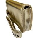 Versace Parfums Gold Faux Leather Mini Bag Wristlet Purse Photo 6