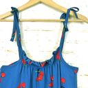 Modcloth  Cherry Bomb Tank Top Womens XS Blue Easy Like a Summer Morning Coquette Photo 5