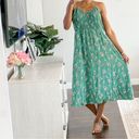 Rebecca Taylor  Green Nouveau Ballet Dress floral green size 4 100% silk dress Photo 1