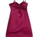 Blue Blush Hot Pink  Cutout Tied Bodycon Dress Photo 0
