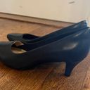 Clarks Collection By Clark’s Navy Leather Pumps Photo 0