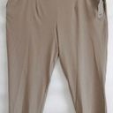 Nordstrom Stylus Womens Cropped Pants Smokey Gray High Rise Pull On Stretch Pockets 3XLNWT Photo 0