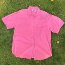 American Vintage Vintage Keren Hart coral pink cotton casual button up shirt - size medium Photo 1